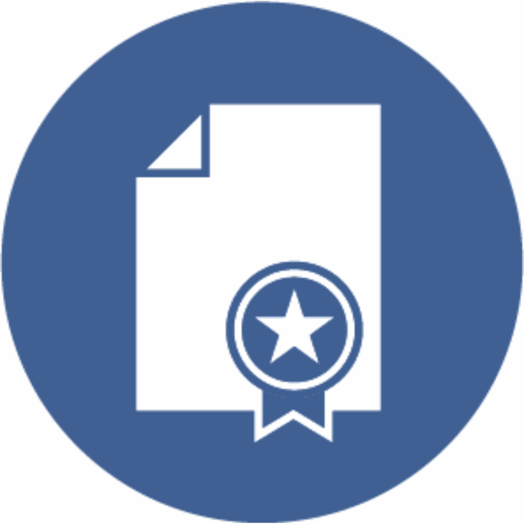 cap certificada azul