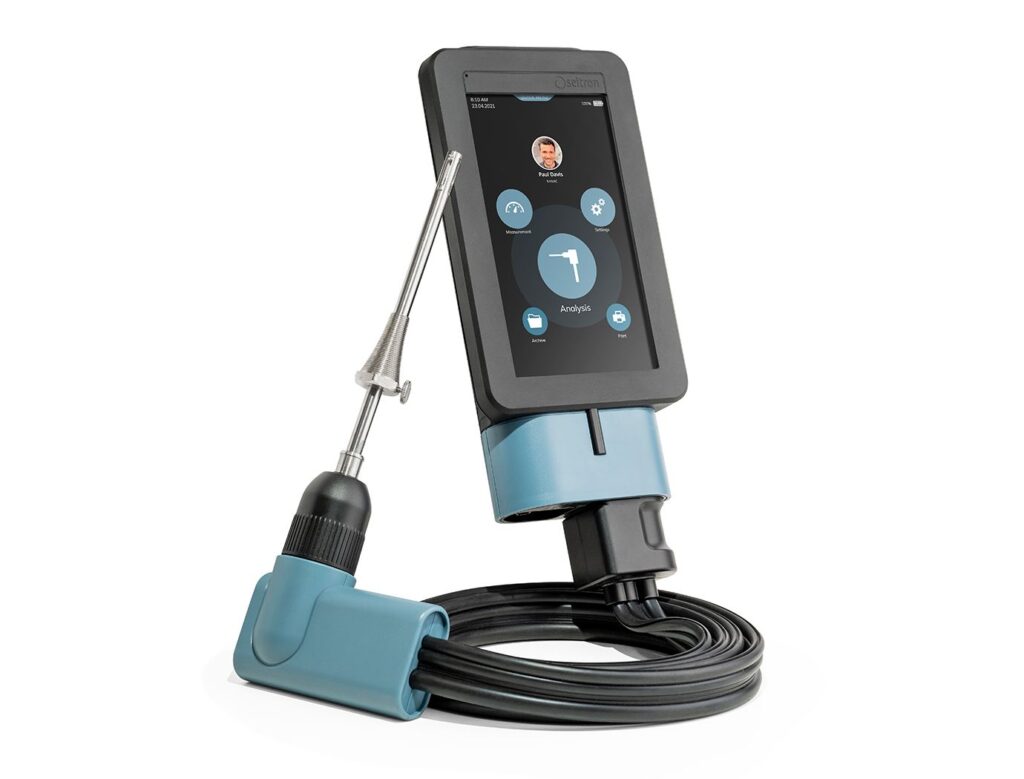 novo analizzatore combustione touch probe