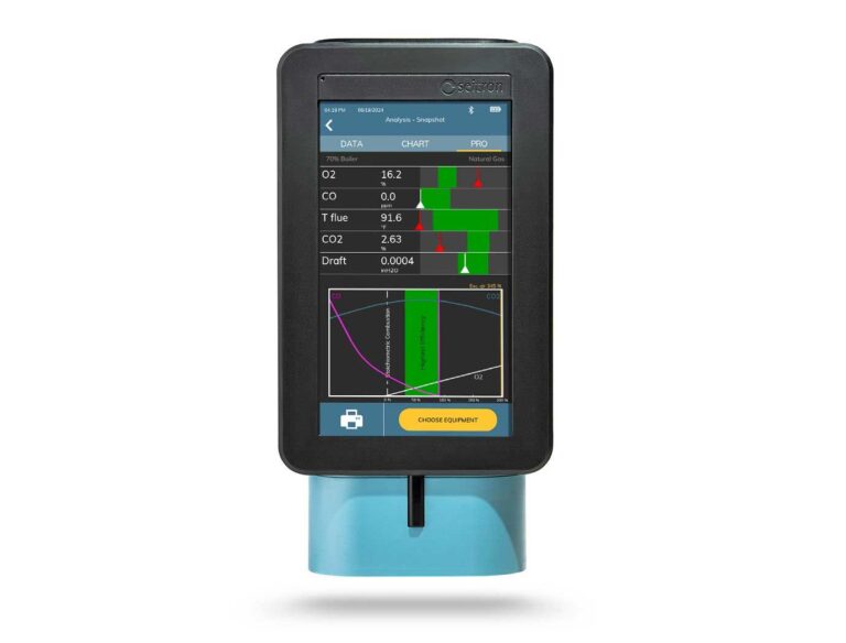 Novo1P novo analizzatore combustione touch front 2